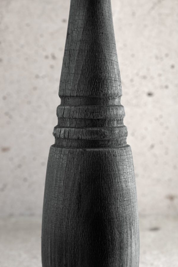 Burnt Vase L (with rings)