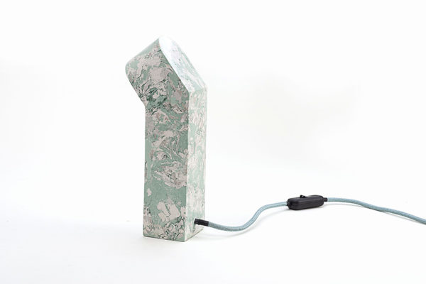 Artificial Table lamp – Greens and Greens