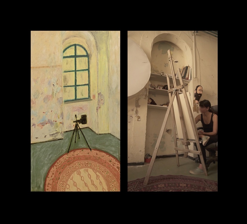 Diptych Video Paint