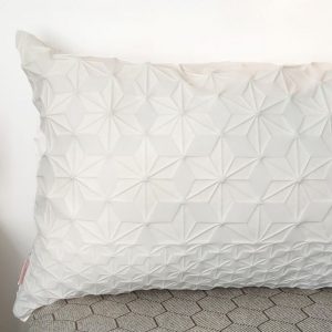 Creme Lumbar Bed Pillow