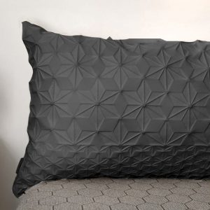 Black Lumbar Bed Pillow